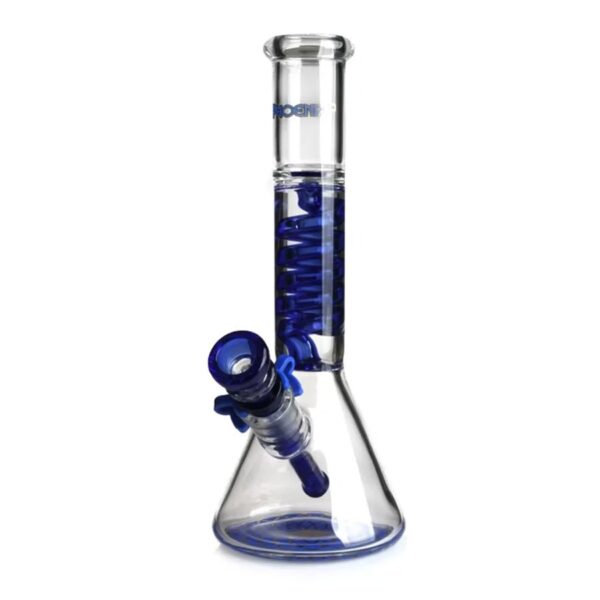 10" Pheonix Star Freezable Glycerin Coil Beaker Bong - Image 2