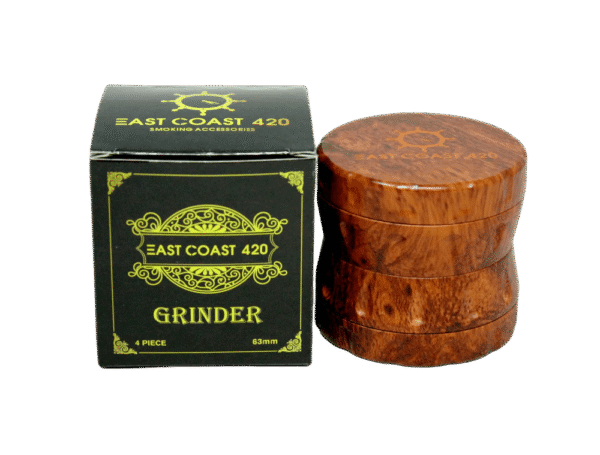 EC420 Wood Grain 65mm 4-Piece Grinder - Image 3