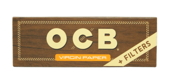 OCB Rolling Papers - Virgin Unbleached 1¼ Size w/ Filters