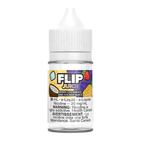 Flip Juice Salt-Nic E-Liquid - Berry Colada Ice 30ml