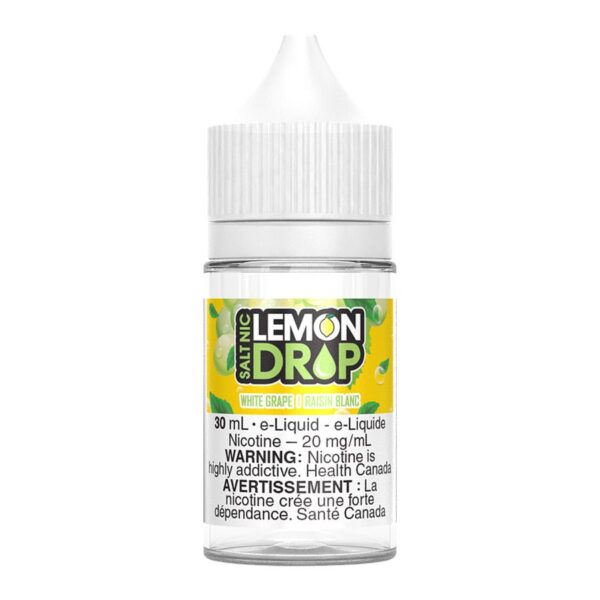 Lemon Drop Salt Nic E-Liquid - White Grape 30ml